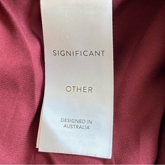 NWOT Significant Other Gracie one shoulder cocktail maxi dress. Size US2. - Picture 11 of 11